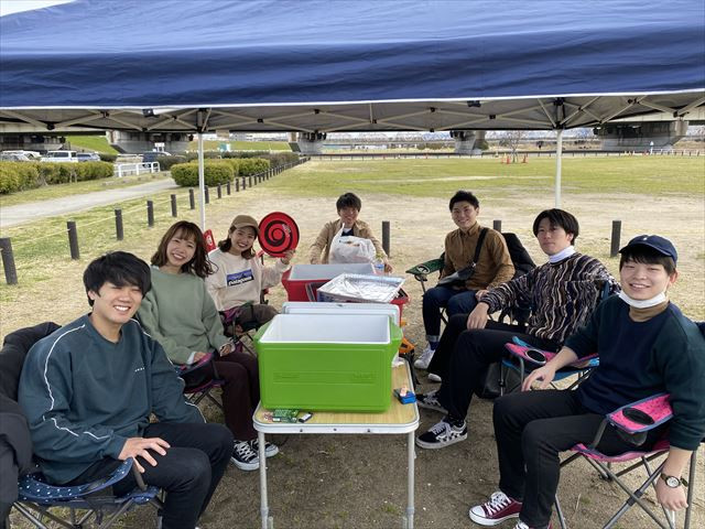 ３月３日西中島でバーベキュー