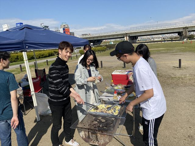 コロナウイルスも安心！？大阪・西中島で元気にバーベキュー